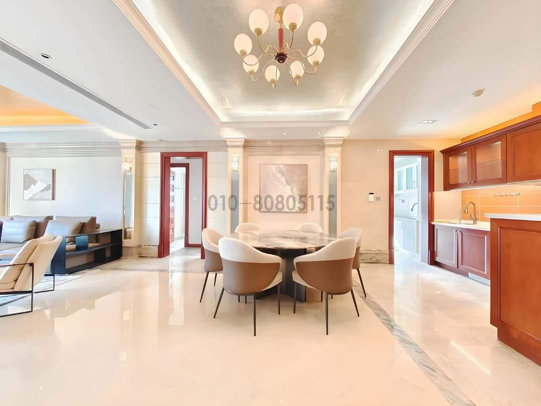 寓居远洋公馆服务公寓落子燕莎三元桥，双轨交汇